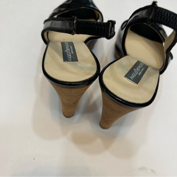 ANGELO BERVICATO Women Dress Shoes/Loafers Black 9.5 - Picture 10 of 14